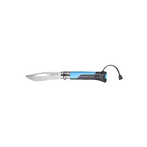 Σουγιάς Opinel No.8 outdoor μπλε με ενσωματωμένη σφυρίχτρα ανάγκης στη λαβή [001576]